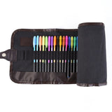 lot de 12/24/36/48 stylos gel trousse et recharges